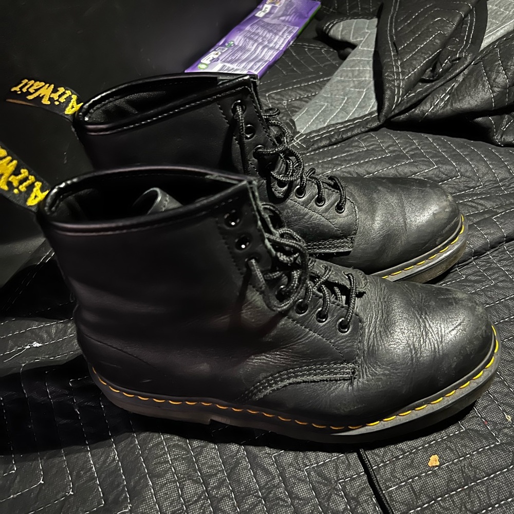 Dr. Marten’s Steel Toe Boots - 8 holes size 11 men